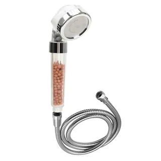 Pommeau douche filtrant anionique haute pression main transparent…