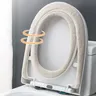Housse siège toilette rembourrée microfibre chenille… – vue 3