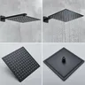 Ensemble de robinets de douche noirs système de douche à… – vue 2