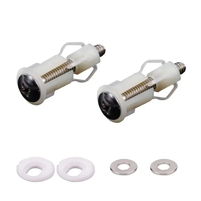 Charnières abattant toilette universelles nylon tige… – vue 3