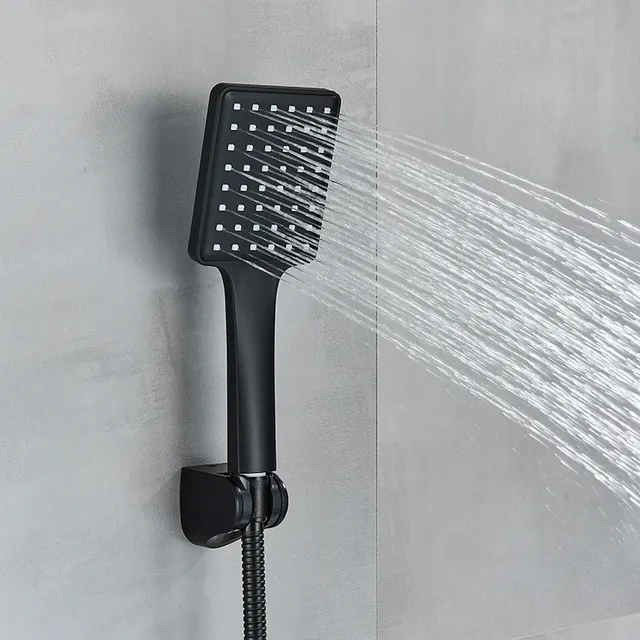 Robinet de baignoire noir mat – vue 3