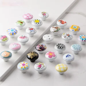 Boutons de placard poignées en céramique rurale Style nordique chambre d’enfants boutons de garde-robe cuisine poignée de porte de jardin poignée d’armoire moderne Boutons de placard poignées en céramique rurale Style nordique chambre d’enfants boutons de garde-robe cuisine poignée de porte de jardin poignée d’armoire moderne