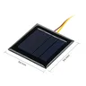SUNYIMA 10 pièces bricolage panneaux solaires 54x54MM 2V… – vue 6
