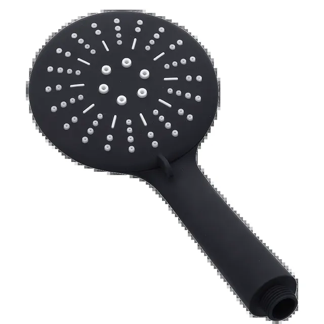 Pommeau de douche à main économie d'eau noir salle de… – vue 4