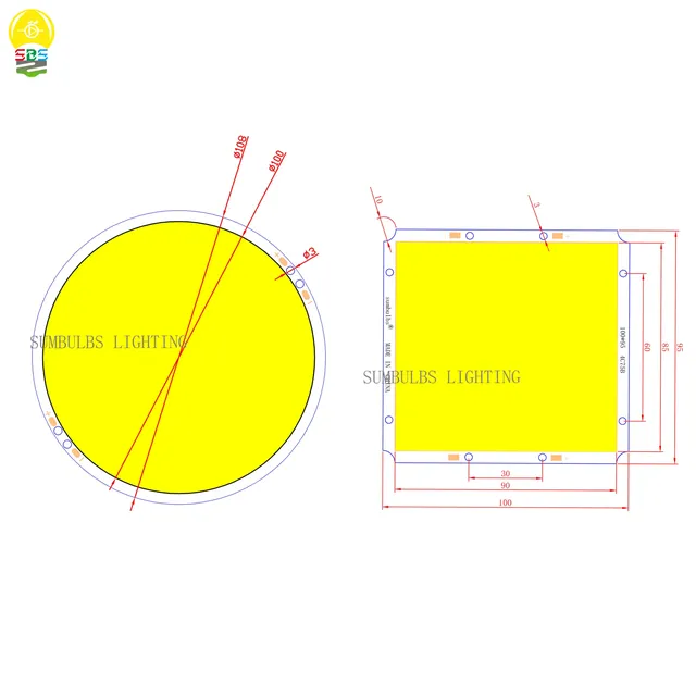 [SUMBULBS] ampoule de Source de lumière à puce COB LED… – vue 6