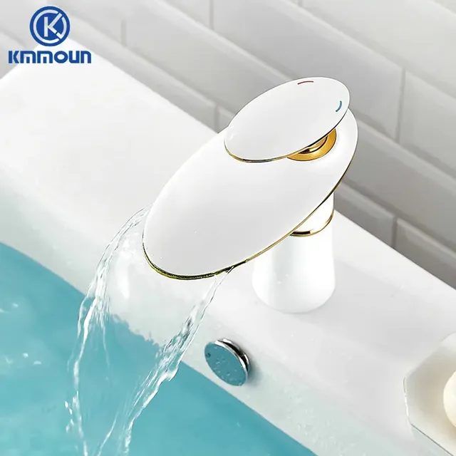 Robinet de lavabo mélangeur chaud et froid – vue 3