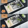 Evier Cuisine Acier Inoxydable Brossé Epais Encastrable… – vue 5