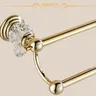 Ensemble d'accessoires de salle de bains en cristal et… – vue 5