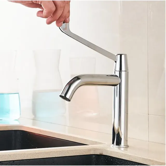 Robinet de lavabo Super long à levier unique en laiton… – vue 3