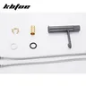 Robinet de lavabo de salle de bains gris pistolet – vue 5