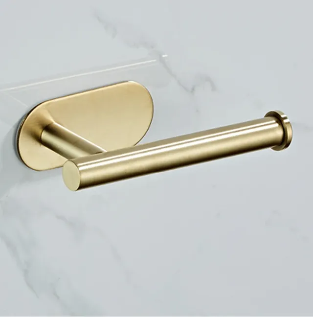 Ensemble de matériel de salle de bain en or brossé – vue 4