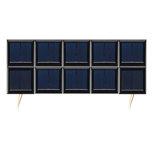 SUNYIMA 10 pièces bricolage panneaux solaires 54x54MM 2V… – vue 4