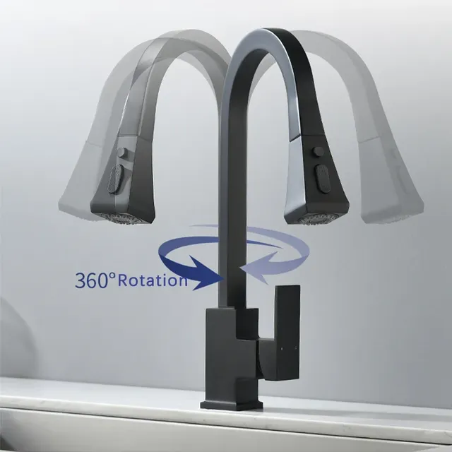 Robinets de cuisine en acier inoxydable – vue 2