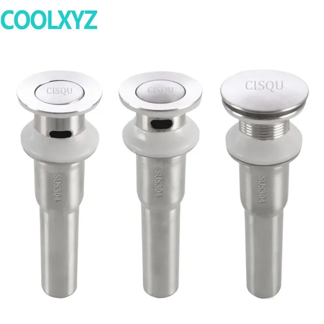 Bonde lavabo clicclac inox 304 finition chromée tête… – vue 5