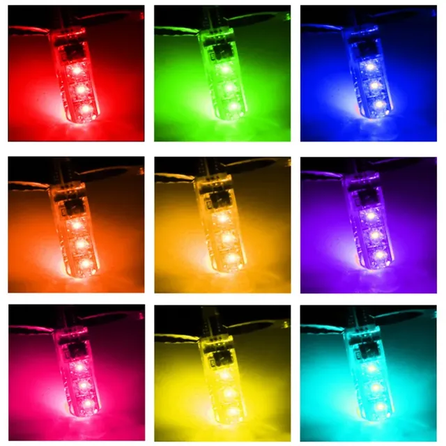 RGB T10 W5W Led 194 168 W5W 5050 SMD voiture dôme lampe… – vue 6