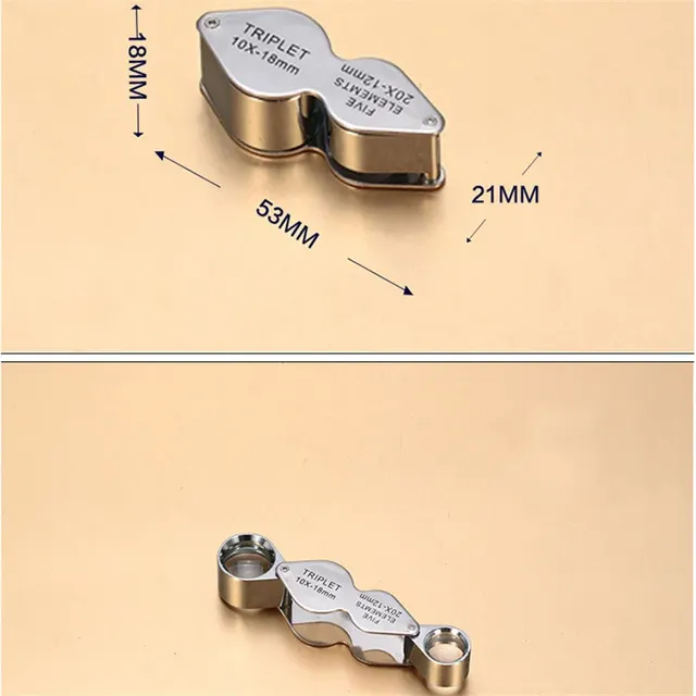 Miroir grossissant double pliant – vue 4