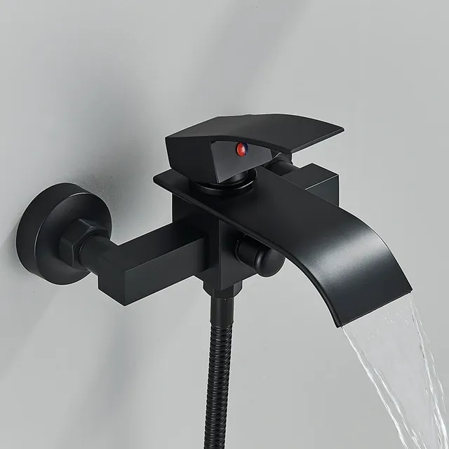 Robinet de baignoire noir mat – vue 2