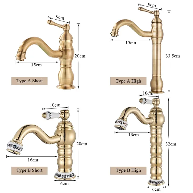 Robinet mitigeur de lavabo de salle de bains – vue 3