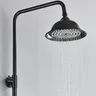 HORainfall-Ensemble de douche à poignée en laiton noir – vue 4