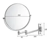 Miroir de maquillage miroirs de salle de bain en laiton… – vue 5