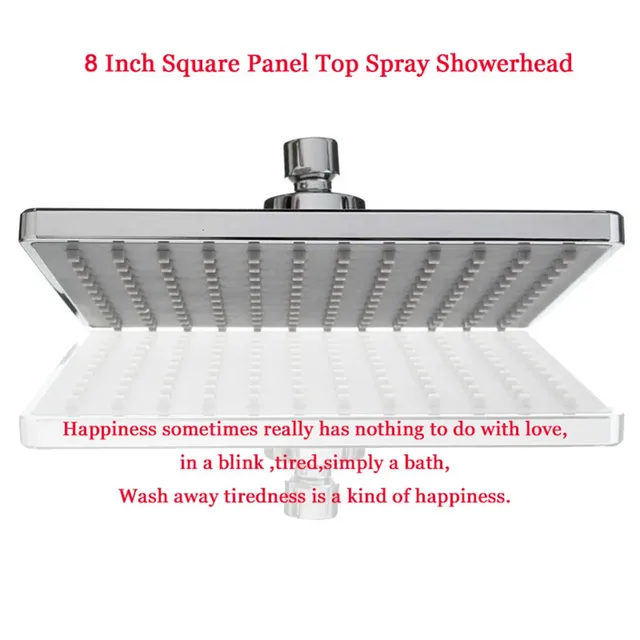 Pommeau de douche carré de 8 pouces – vue 2