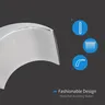 Robinet de baignoire cascade en laiton chromé incurvé – vue 5