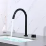 Mitigeur Vasque Haut Cygne Laiton Brossé Mat Finition Or… – vue 3