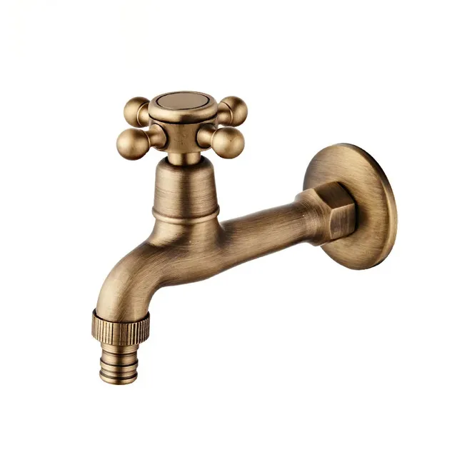 Robinet de lavabo en laiton Antique – vue 6