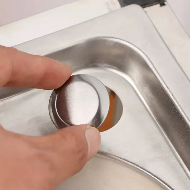 Bouchon évier robinet cache trou couvercle acier… – vue 4