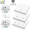 Interrupteur intelligent sans fil 433Mhz RF 86, panneau mural avec télécommande, Mini relais récepteur 220V, ventilateur de lampe pour la maison