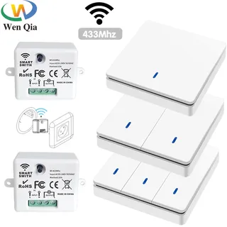 Interrupteur intelligent sans fil 433Mhz RF 86