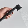 HORainfall-Ensemble de douche à poignée en laiton noir – vue 5