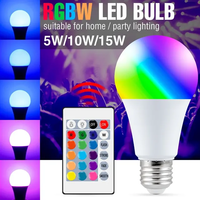 Ampoule Led 220V Spot lumière E27 RGBWW lampe à Led…