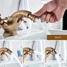 Robinet de douche de bidet antique – vue 4