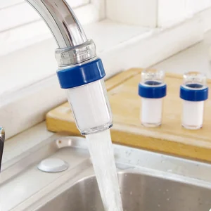 Filtre de robinet de cuisine pratique, eau saine, filtre propre, éclaboussures vertes, supporter ficateur, buse de douche, accessoires ménagers
