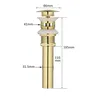 Bonde vidange lavabo vasque clicclac laiton inoxydable… – vue 6