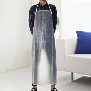 Tablier imperméable Transparent PVC tablier cuisine Restaurant travaux ménagers accessoires pour hommes femmes Delantal Cocina Tablier imperméable Transparent PVC tablier cuisine Restaurant travaux ménagers accessoires pour hommes femmes Delantal Cocina