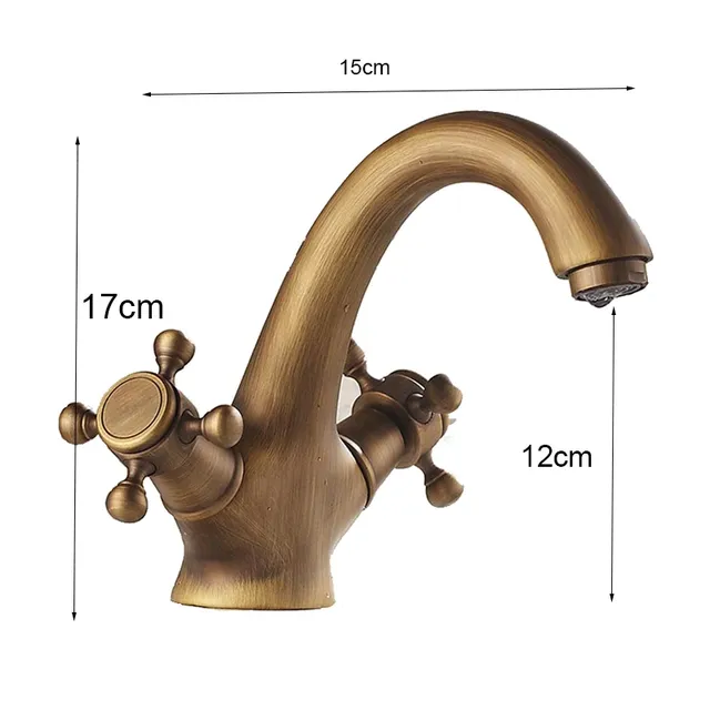Robinet de lavabo à double poignée – vue 7
