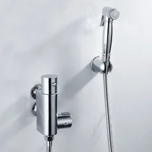 Thermostat ensemble de Bidet mural salle de bain douche toilette Kit de pulvérisateur Portable eau chaude froide douche hygiénique vanne thermostatique Thermostat ensemble de Bidet mural salle de bain douche toilette Kit de pulvérisateur Portable eau chaude froide douche hygiénique vanne thermostatique