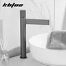 Robinet de lavabo de salle de bains gris pistolet – vue 1
