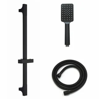 Barre coulissante de douche noire