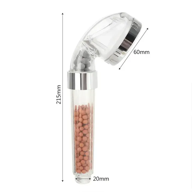 Pommeau douche filtrant anionique haute pression main… – vue 4
