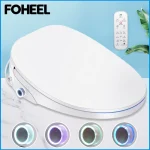FOHEEL-Juste de siège de toilette intelligente, bidet électronique, siège propre et sec, housse de siège de toilette chauffante, F4