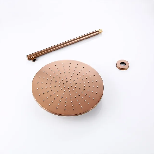 Ensemble de robinets de douche en or Rose brossé – vue 4