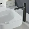 Tuqiu Robinet de lavabo Robinet de salle de bains en… – vue 4