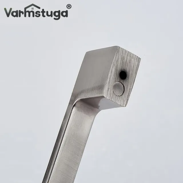Poignée meuble moderne aluminium brossé argenté profil… – vue 5