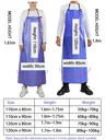 Tablier en PVC imperméable réutilisable pour hommes et… – vue 6