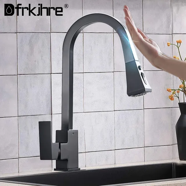 Robinets de cuisine en acier inoxydable