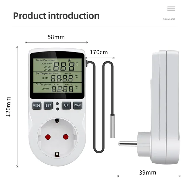 Thermostat intelligent EU US UK AU FR – vue 2