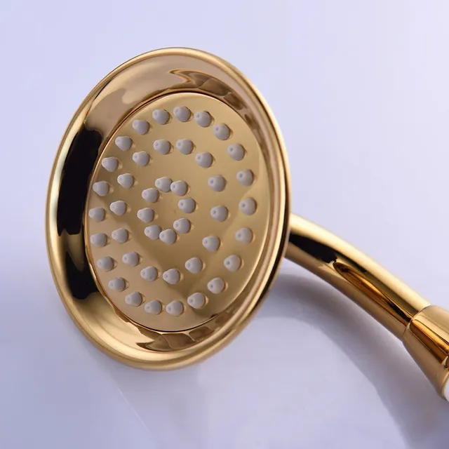 Pommeau de douche à main en laiton à économie d'eau – vue 4